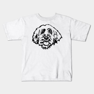 Labradoodle Illustration Kids T-Shirt